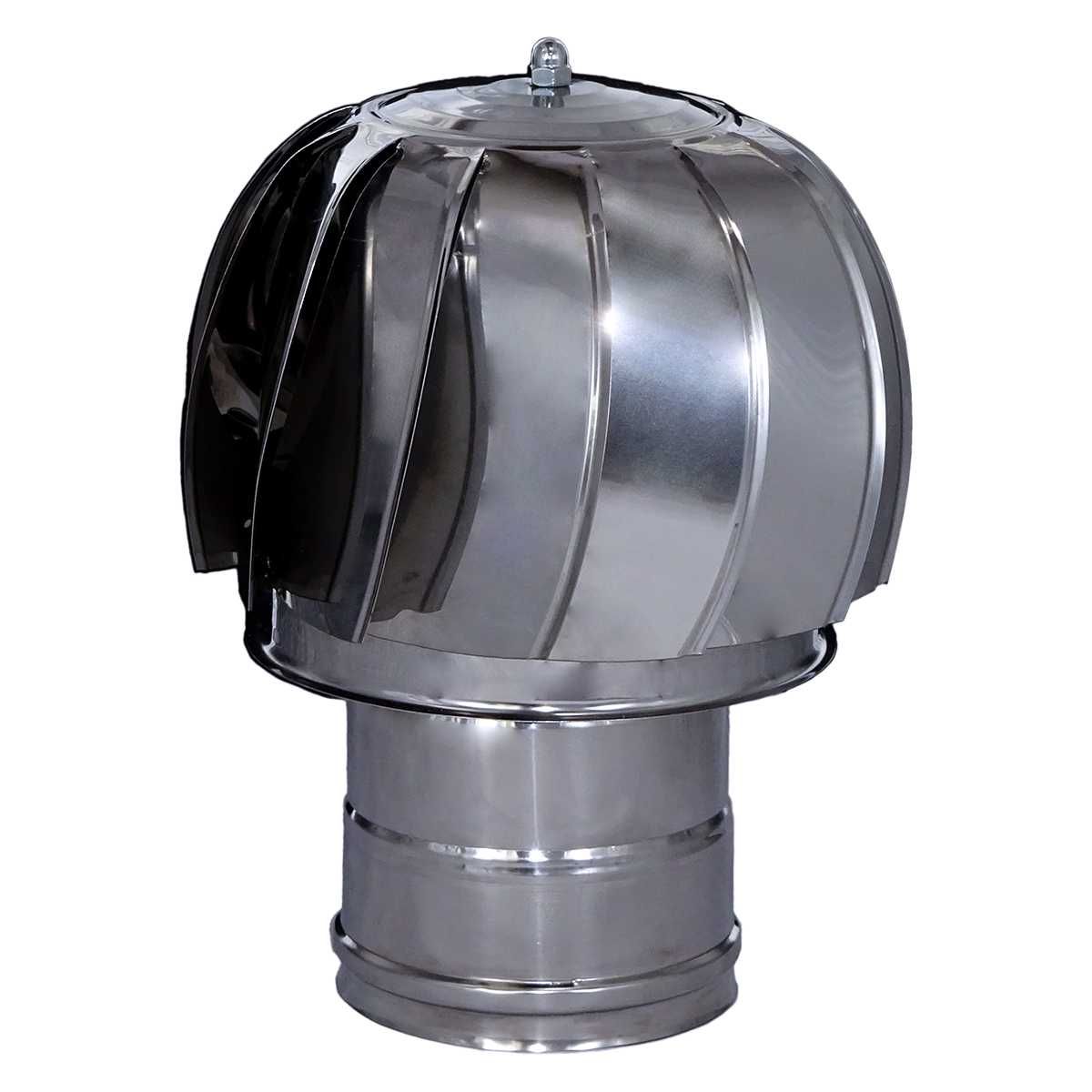 Pălărie rotativă inox coș de fum -(capac terminal rotativ) 110mm-300mm