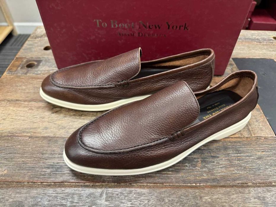 Лоферы мужские To Boot New York Forza Deerskin Slip On! Made in Italy!
