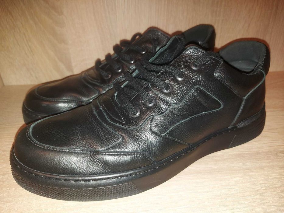 Vand pantofi sport piele Marelbo culoare negru marimea 43