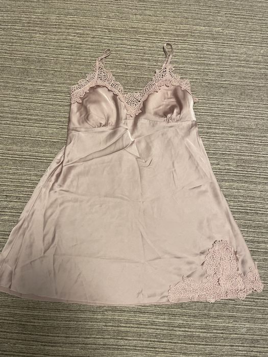 Compleu 2 piese halat+ rochie satin