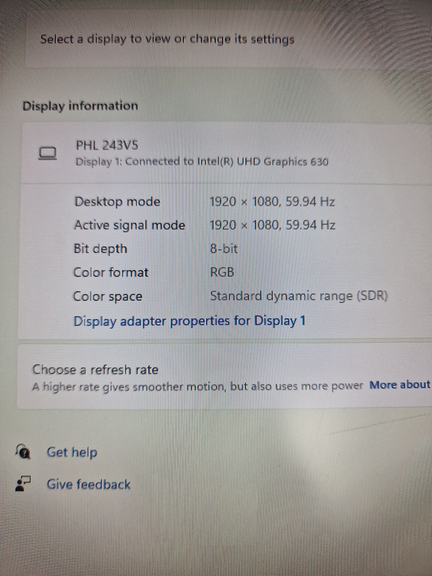 Monitor PHILIPS 243V5, 24 Inch Full HD LED, VGA, DVI, HDMI