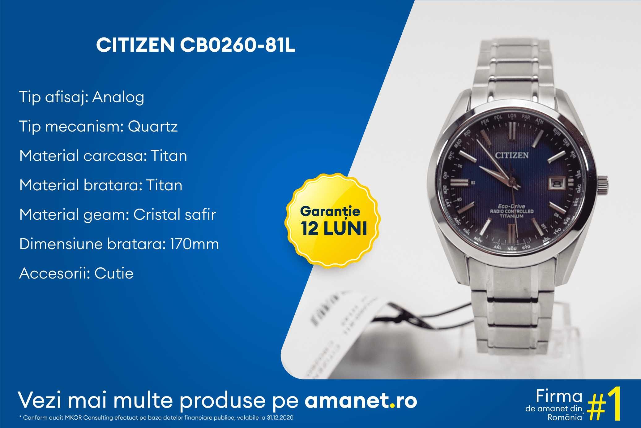 Ceas Citizen CB0260-81L - BSG Amanet & Exchange