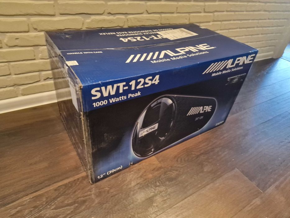 Субуфер за автомобил Alpine SWT-12S4, 300w RMS