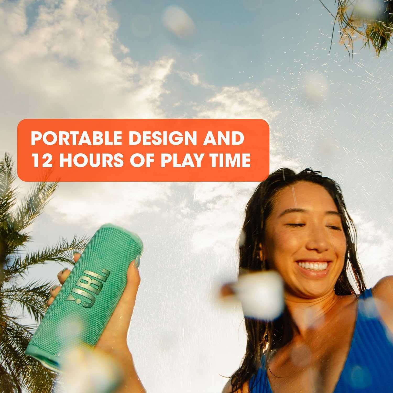 JBL Flip 6 Bluetooth безжична тонколонка,черен цвят