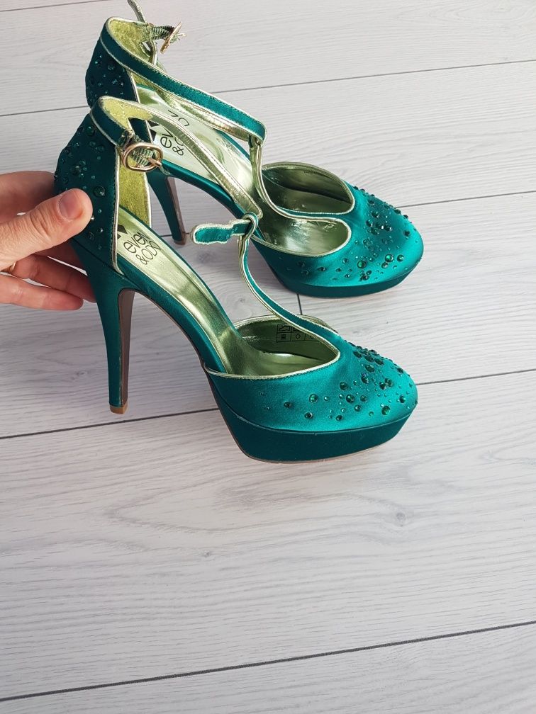 Pantofi verzi eleganți