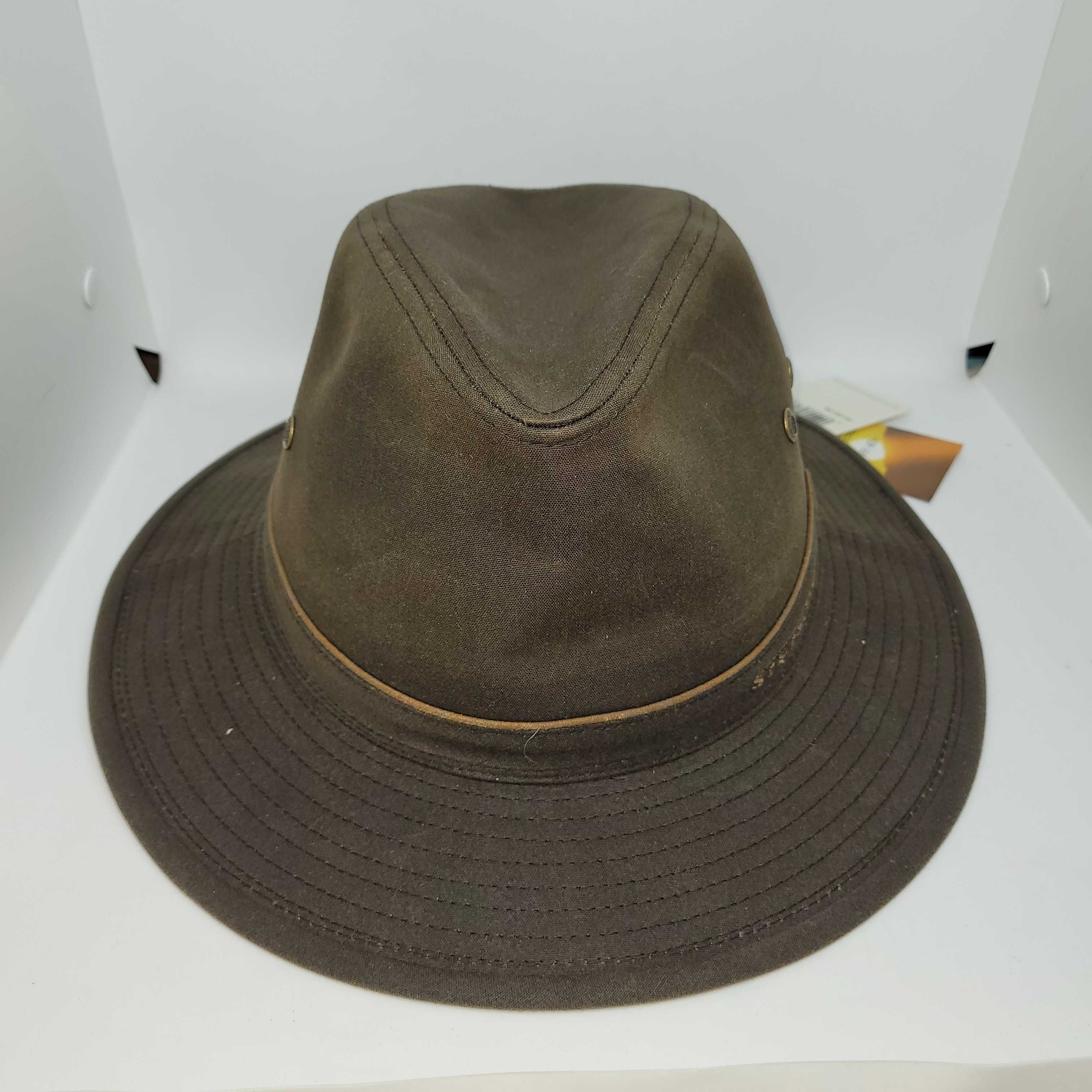 Stetson Traveller Waxed Cotton Hat, Size XXL