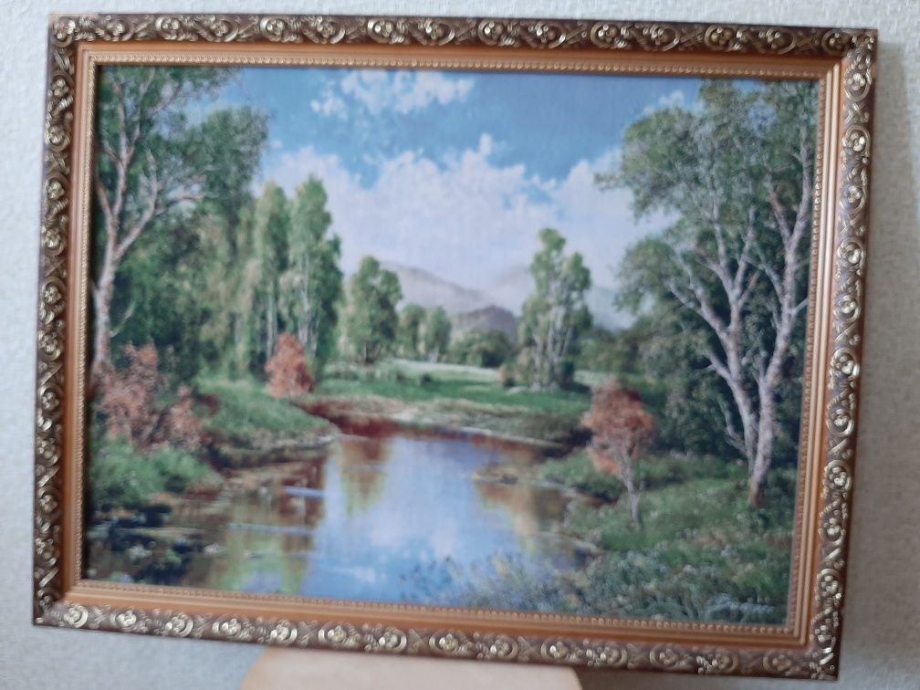 Картины, холст Гепард107×67 Пейзаж 87×67
