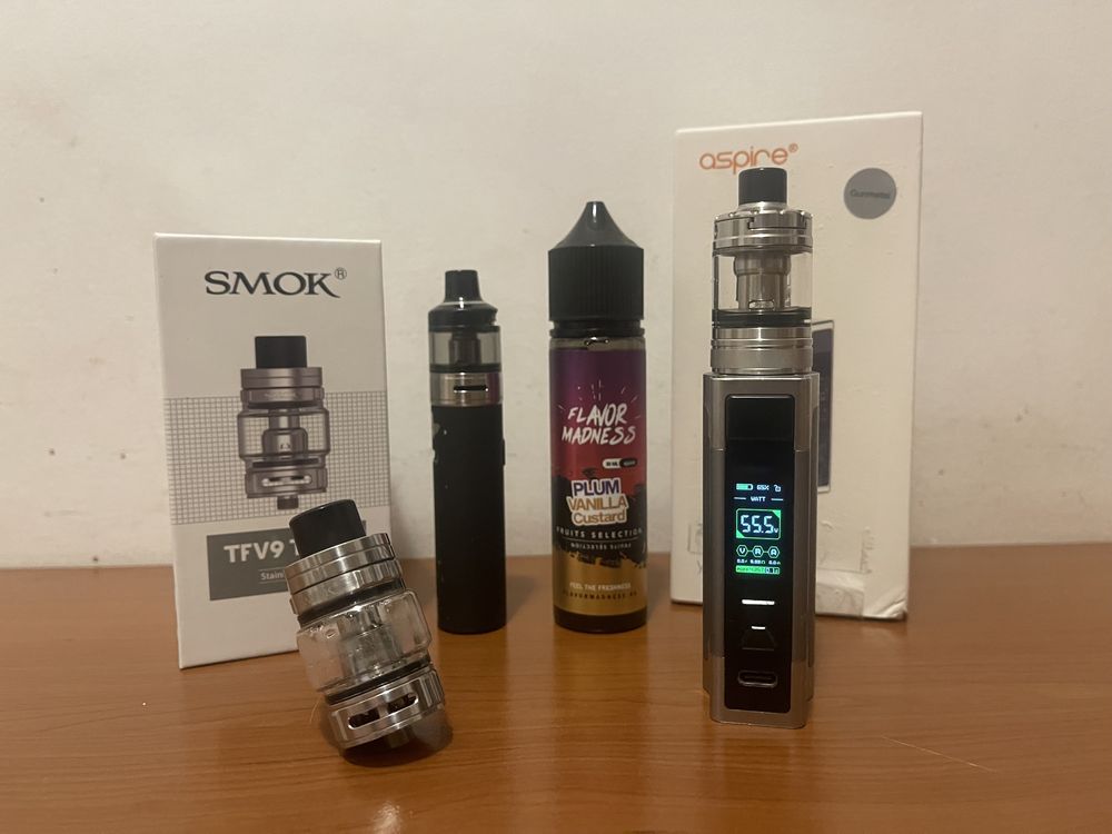 MOD Zelos Aspire 3 + Atomizor Smok TFV-9 BONUS: Vaporesso GTX GO 80