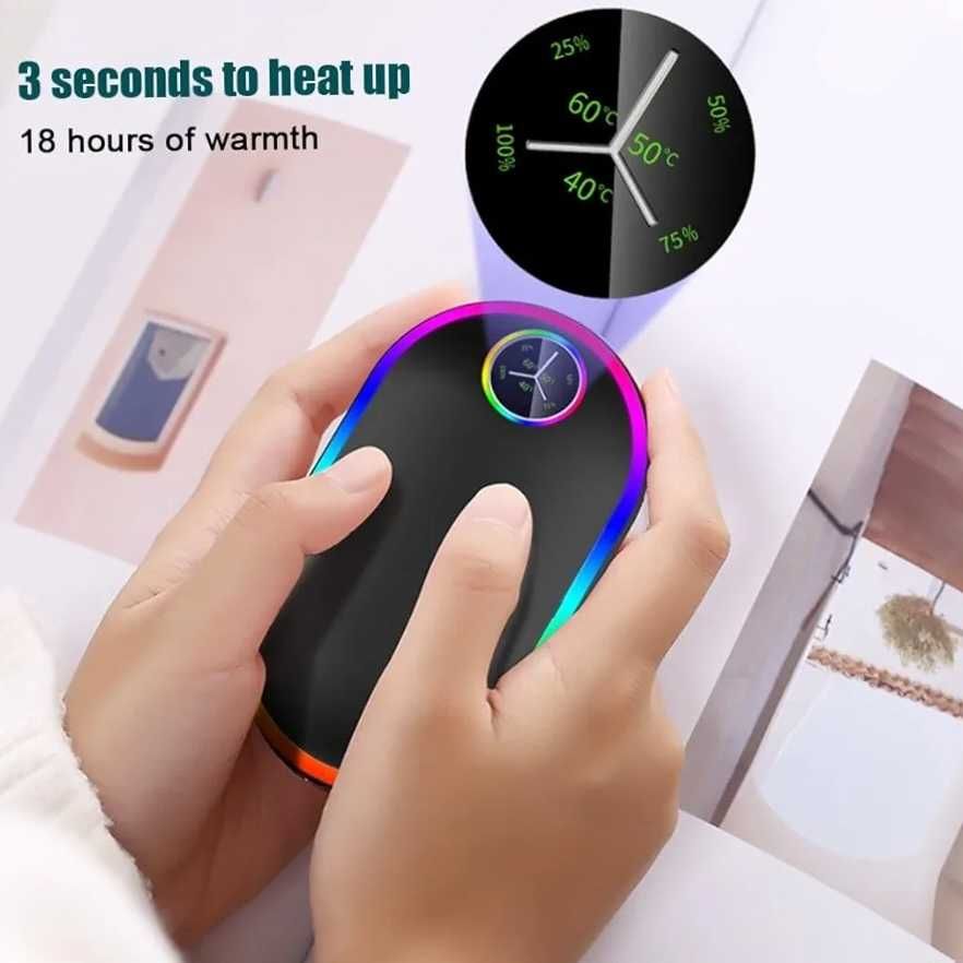 Power Bank и нагревател за ръце. 2 в 1 10000маh