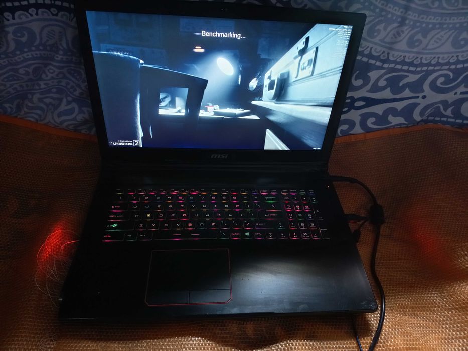 Laptop gaming, MSI Core i7 8750h, gtx 1070 8gb, 16gb ddr4, ssd 512gb