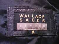 Haina piele neagra barbati marca prestigiu Wallace Sacks, Londra