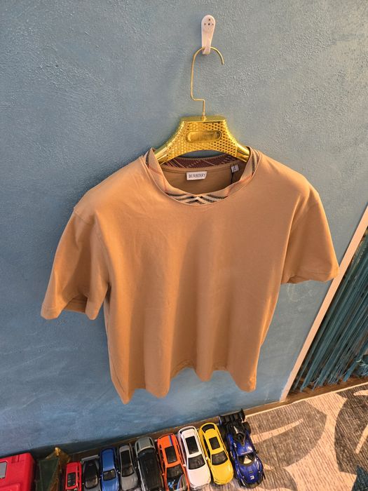 Tricou Burberry clasic crem Premium