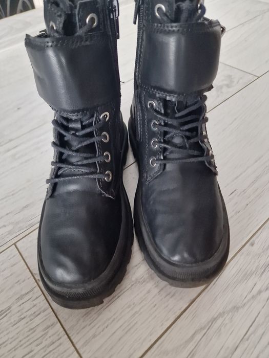 Кожени боти Зара Zara