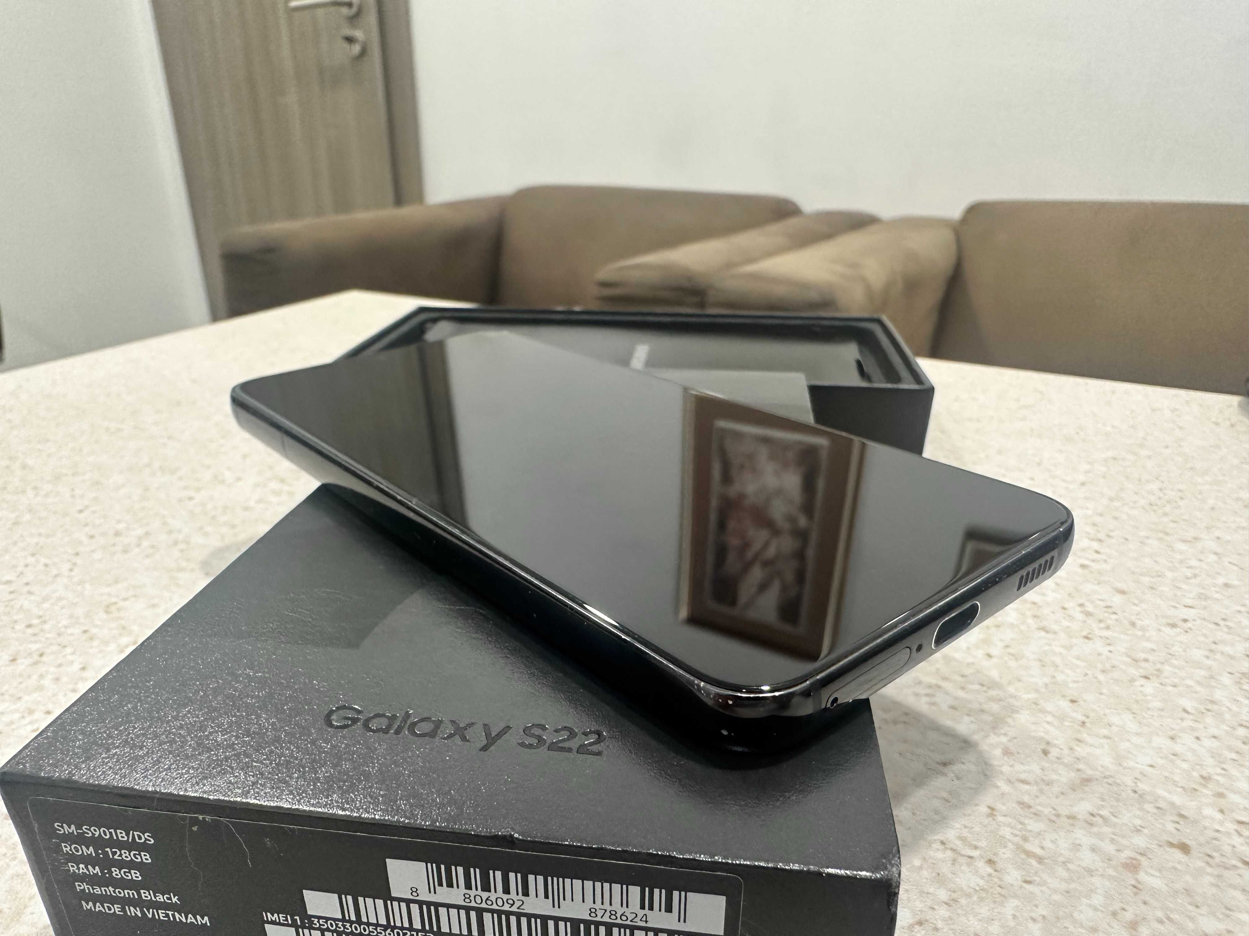 Samsung Galaxy S22 128BG DUAL Sim Черен
