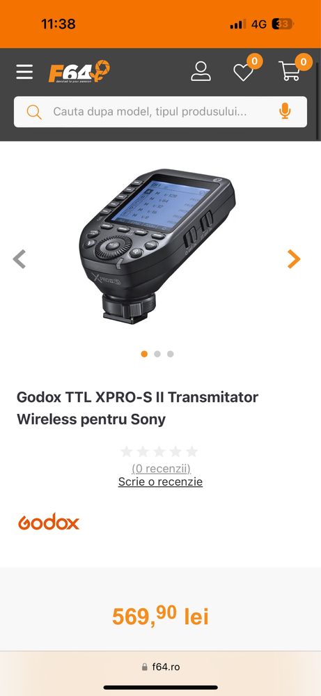 Godox TTL XPRO-S II Transmitator Wireless pentru Sony