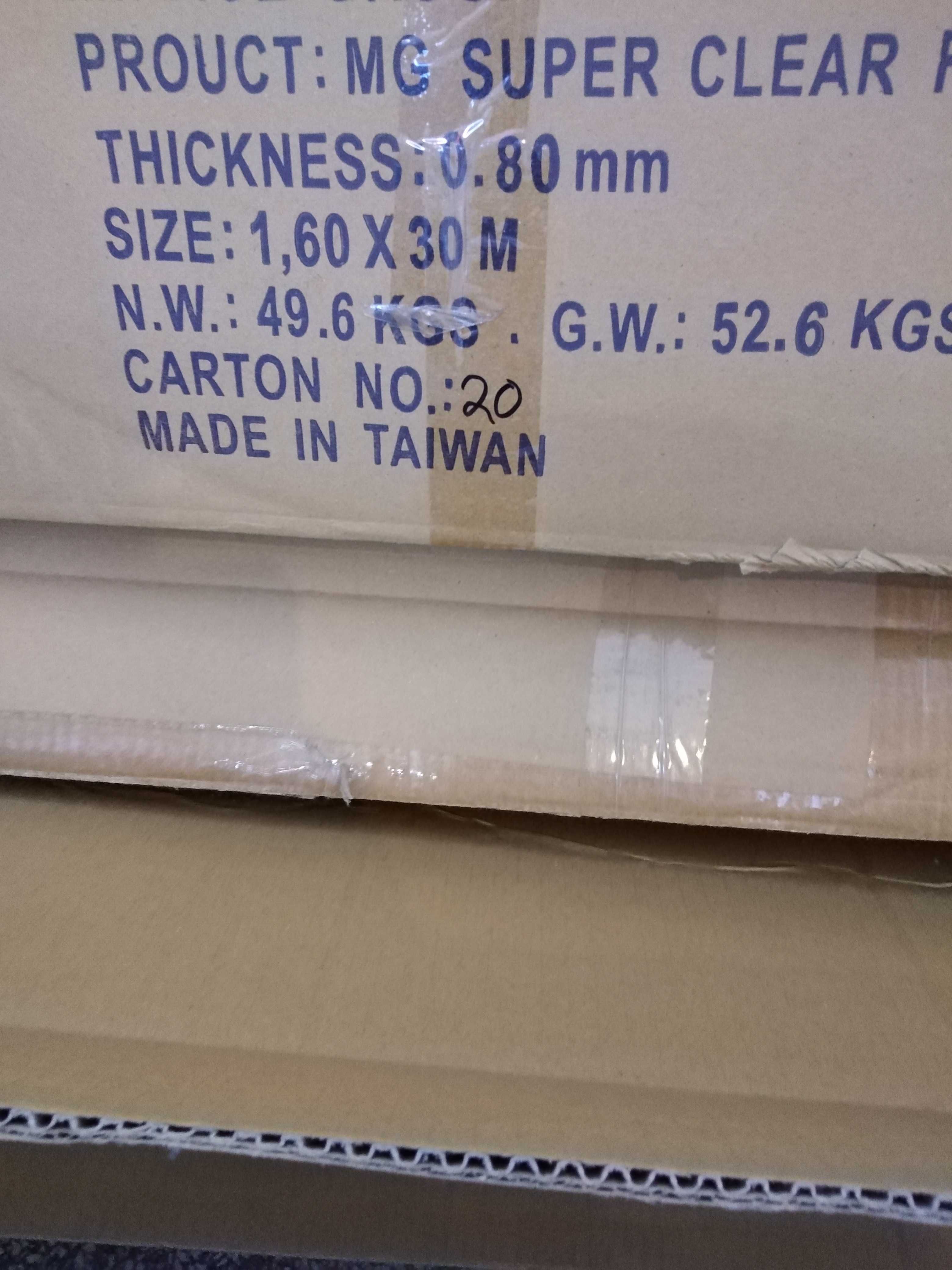 винил ветроупорна завеса кристал 1,37 м 1.60 м 2 м ширина Taiwan 800