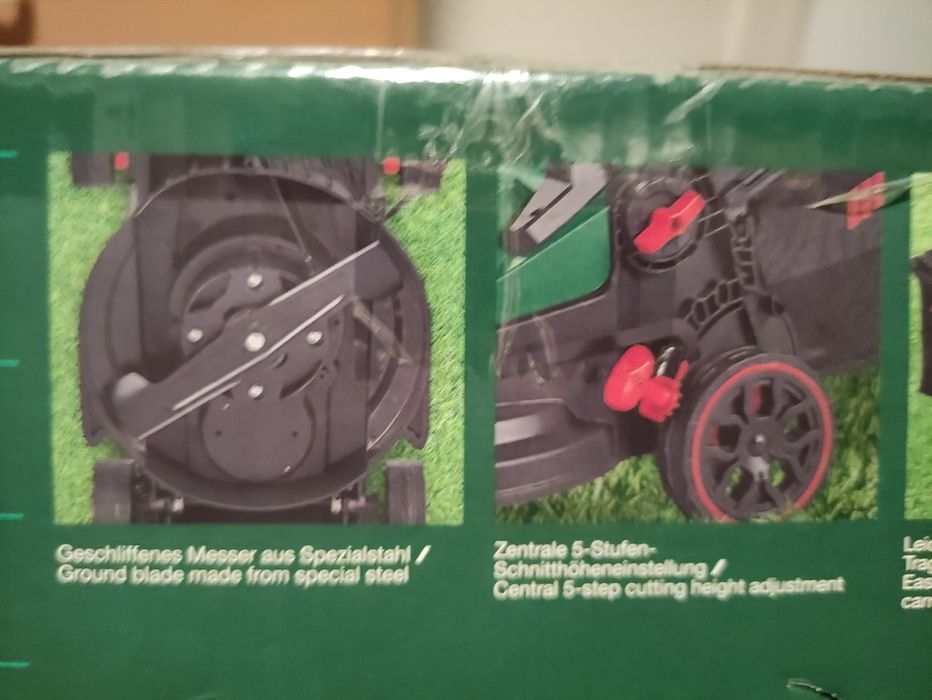 Masina de tuns iarba gazonul pe acumulator de 20 V Parkside