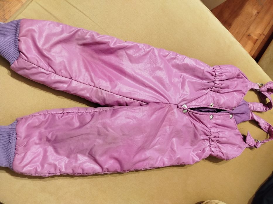 Дънки и зимен гащеризон за сняг за момиче 2-3г