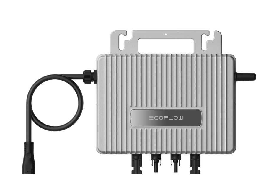 Ecoflow STREAM Microinverter 900W + Accesorii: cablu AC + 4 cabluri PV