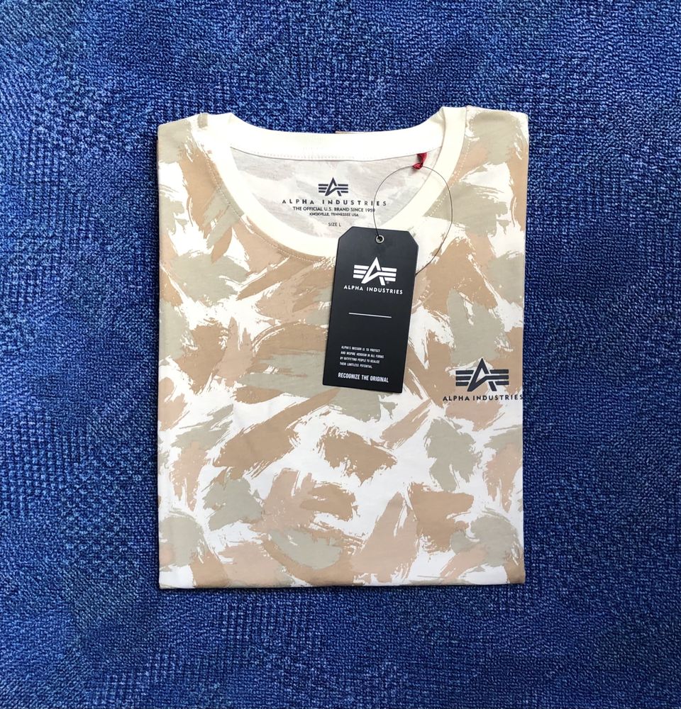 Alpha Industries Small Logo Basic T-Shirt ОРИГИНАЛНИ тениски M/L/XL