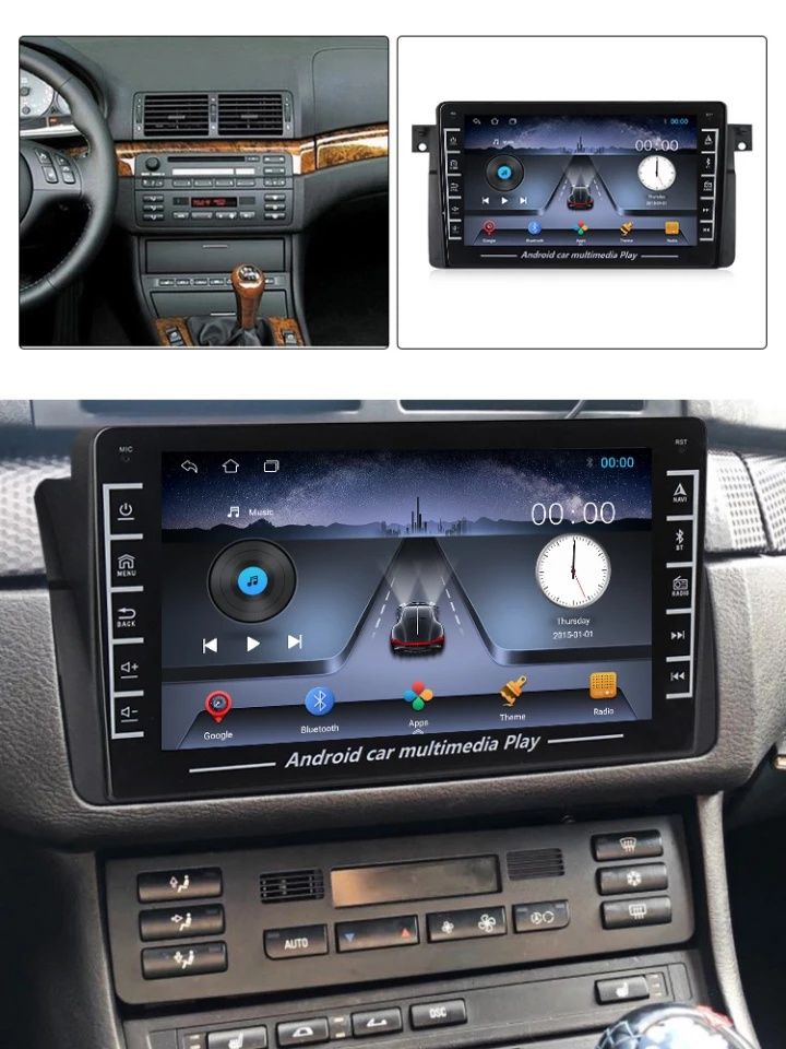 Навигация за BMW E46, Мултимедия с GPS и андроид за 3 серия 98-06