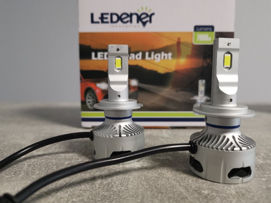 LED крушки за фарове, H1 H7 H4 НВ3  НВ4  9-32V 44W  Ledener