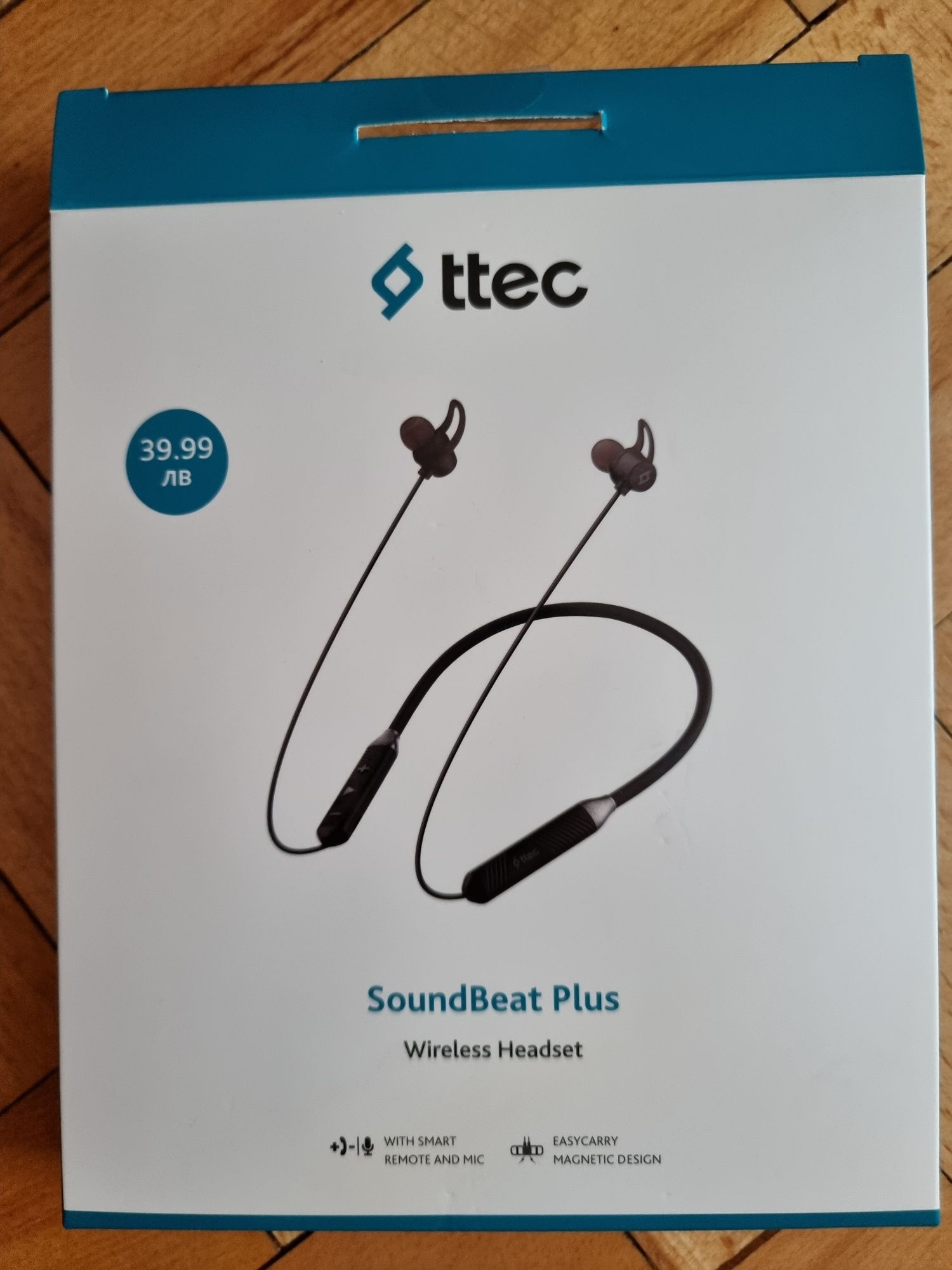 Безжични слушалки с микрофон TTec SoundBeat plus