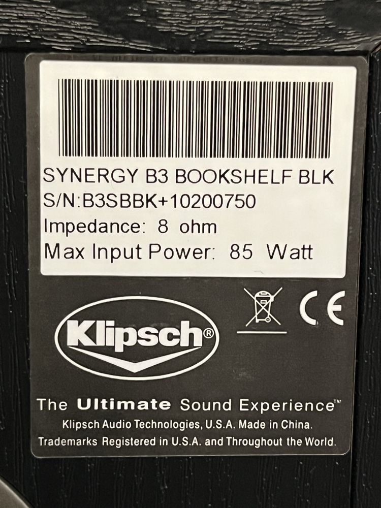 Boxe raft/surround Klipsch Synergy B-3 CAP DE SERIE!!