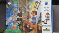 Puzzle lemn Pinocchio elsa printese