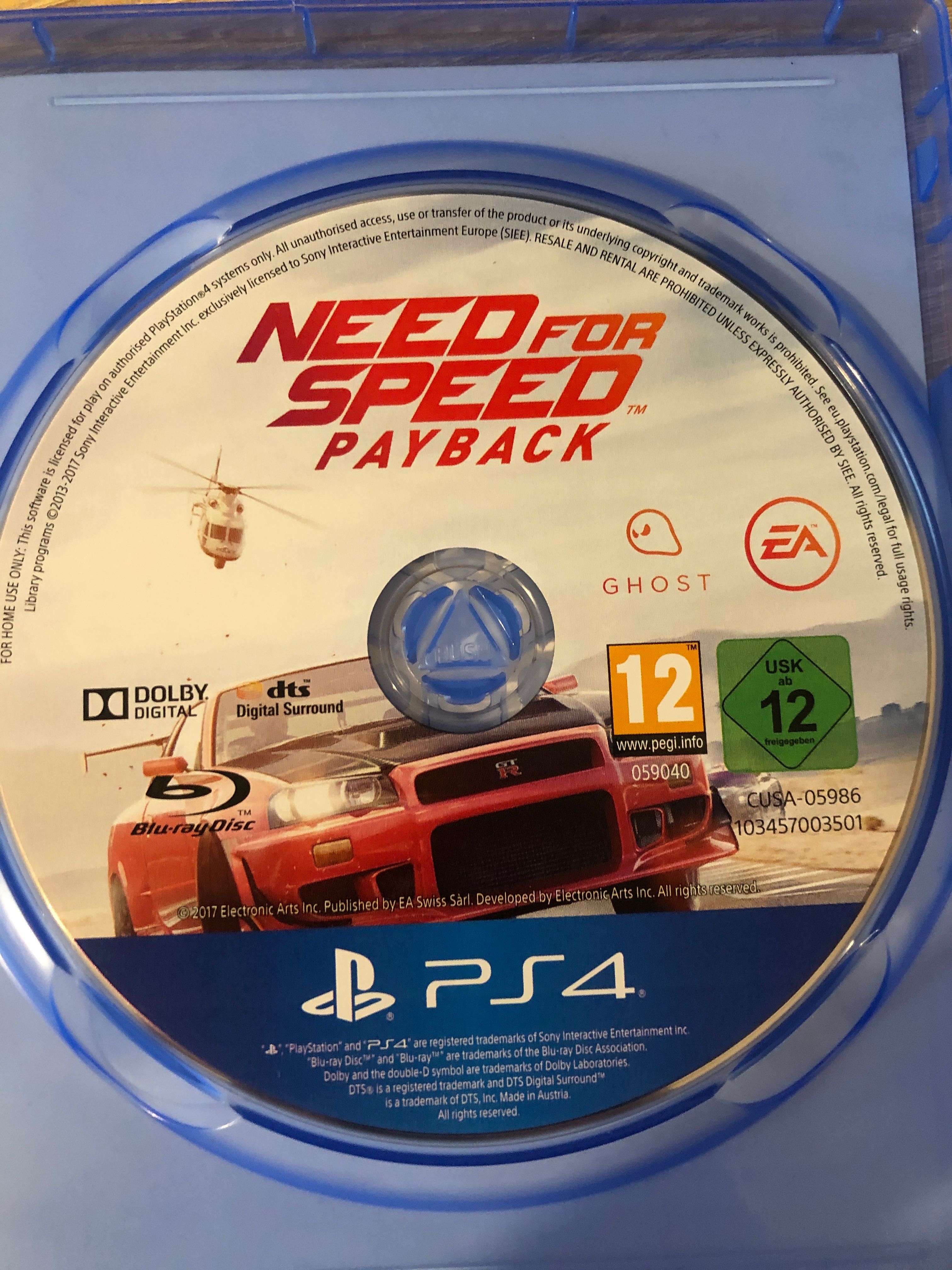 Joc need for speed payback ps4