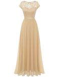 Rochie lunga bej