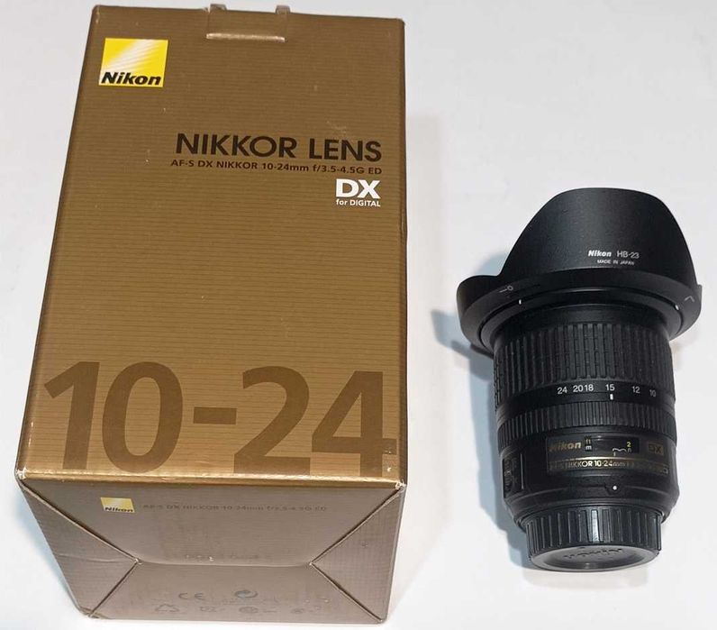 Продавам: обектив Обектив AF-S DX NIKKOR 10-24mm f/3.5-4.5G ED