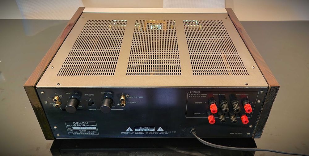 Denon Poa-1500, 2x150W ,VU-metre