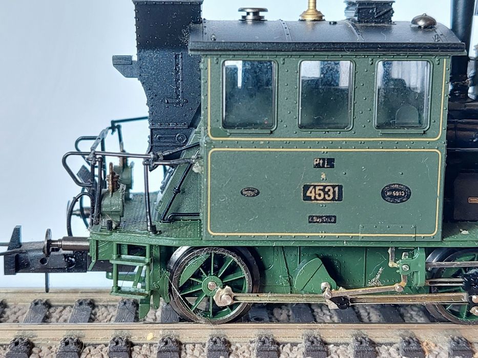 Trix K.Bay, PTL 2, Glaskasten, locomotiva cu aburi ep 1, vagoane
