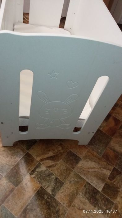 Детско кревадче с матраче и протектор