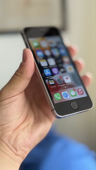 iPhone 5SE Space Grey 32GB Neverlock-Amprenta OK-Baterie 91%-F Bun-