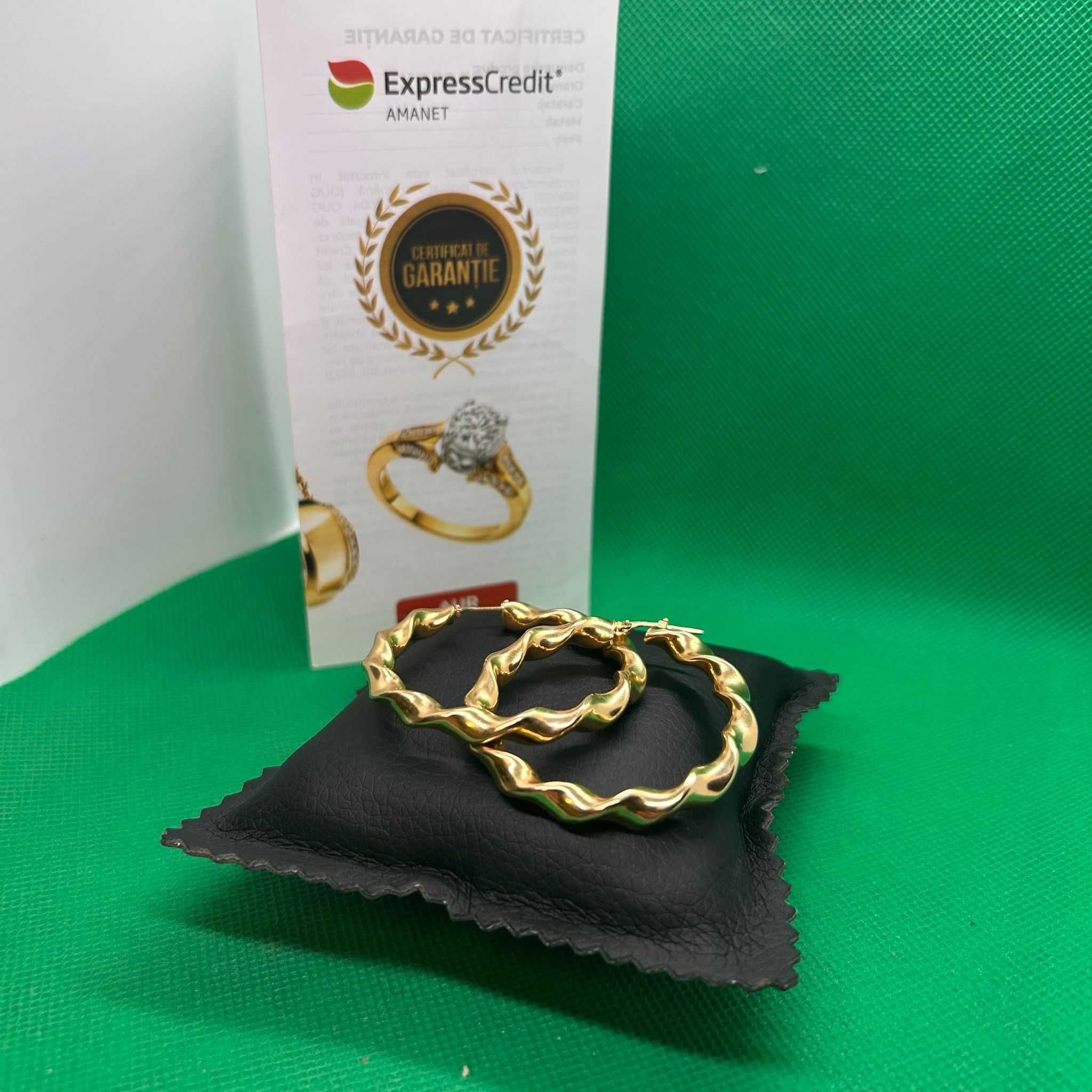 (ag15) Cercei aur 18K 8.38g ( b31936.1)