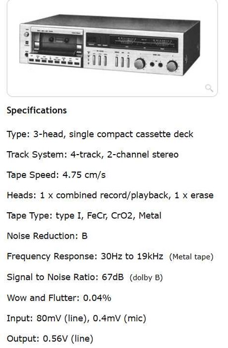 DUAL 3 piese audio set