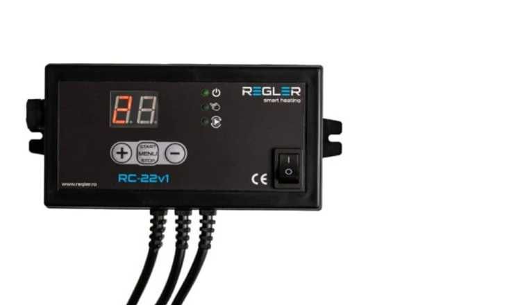 REGLER RC 22v1 controler pompă cu afișaj funcție peste temp. setată