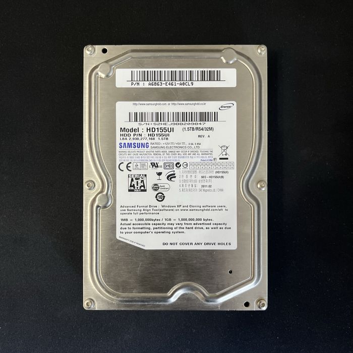 HDD Samsung  1,5TB
