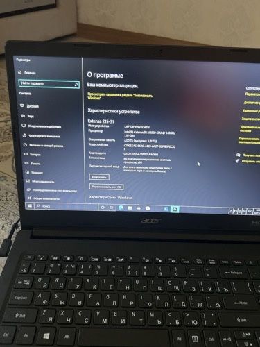Продается новый ноутбук в черном цвете