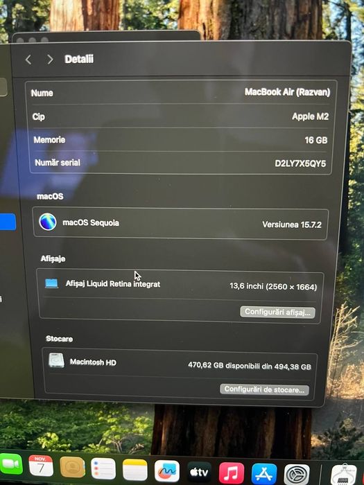 Macbook Air M2 13,6" 2022 (16GB RAM/ 512GB)