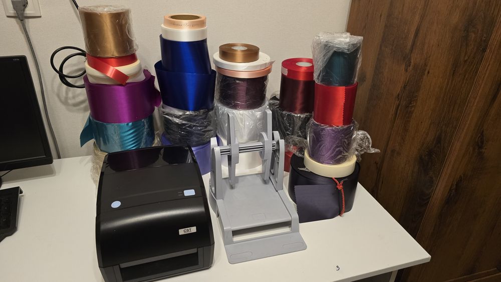 Принтер для этикеток, выпускных лент Cst-TP48, вместе с лентами