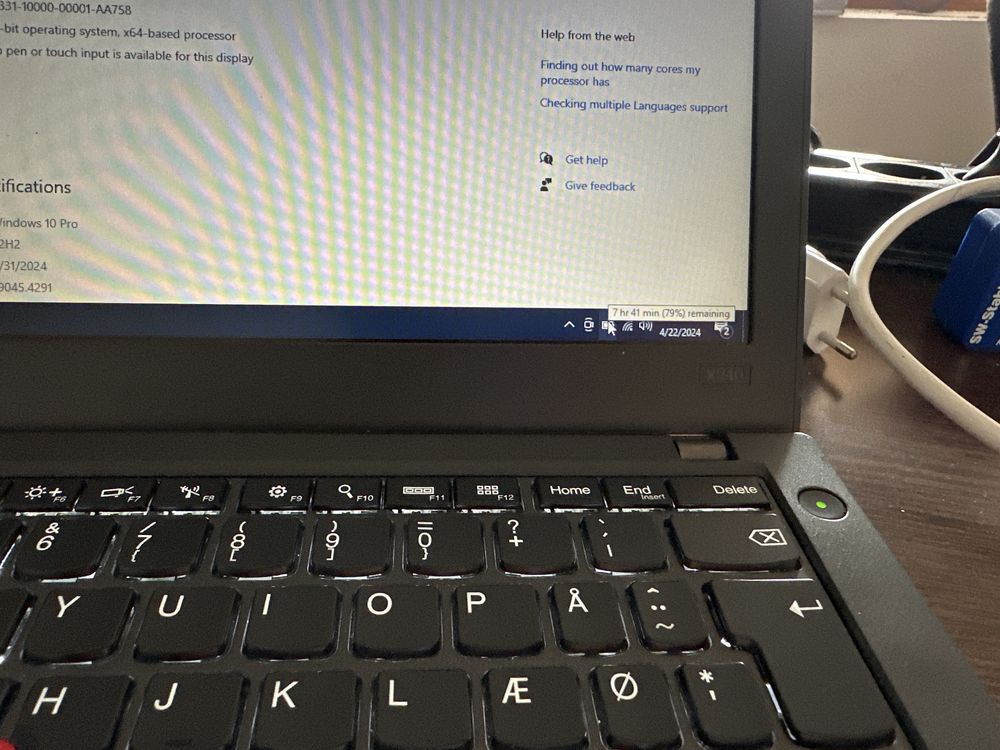 Laptop lenovo thinkpad x240 - perfect functional