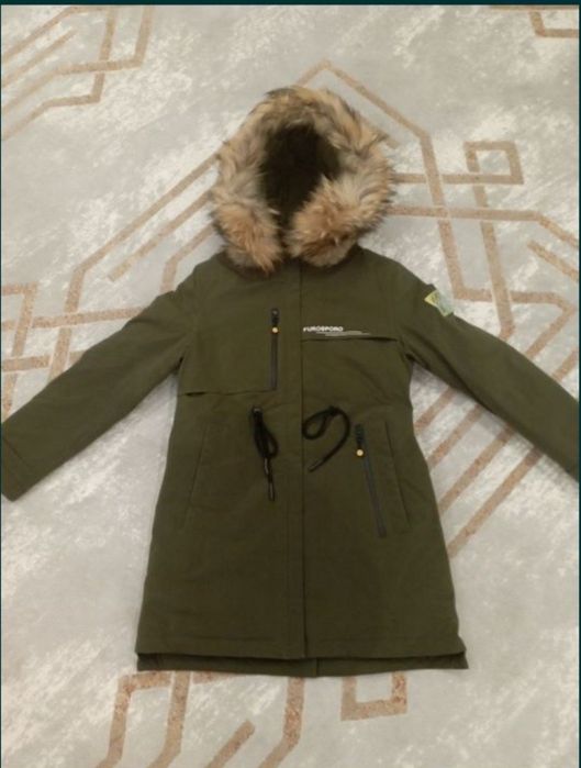 Парка зимняя на девочку рост 158