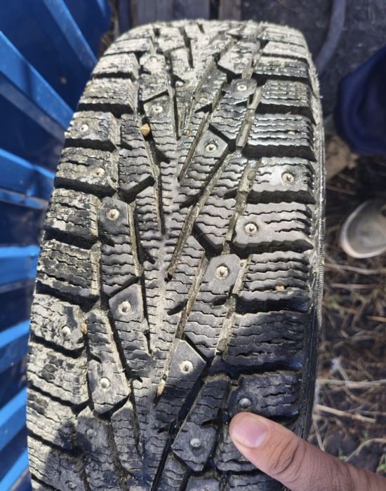R14 185/65 шипованные шины в  идеале