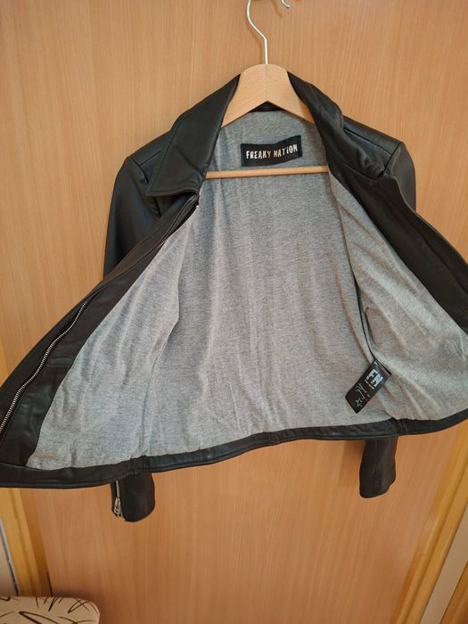 Дамско яке естествена кожа