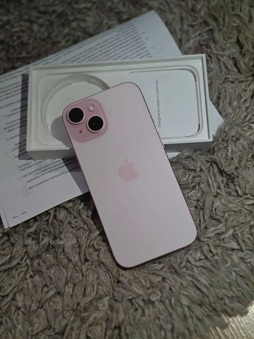 iPhone 15 256GB Pink bateria 100%