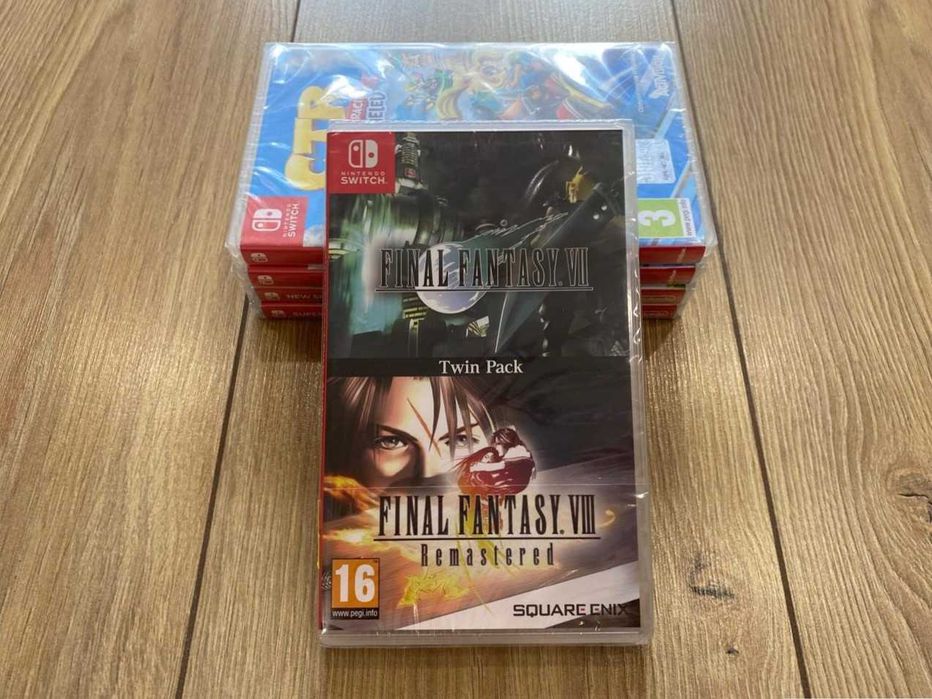 Новый Final Fantasy 7 + Final Fantasy 8 Twin Pack Nintendo Switch