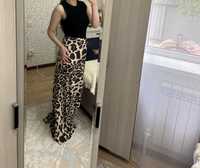 Леопардовая юбка трэнд 2024